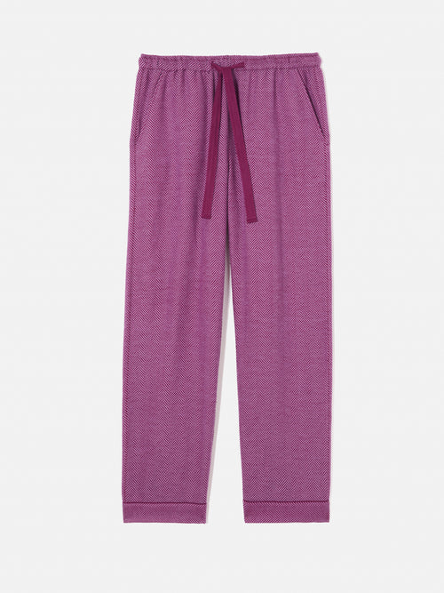 Herringbone Pyjamas | Purple