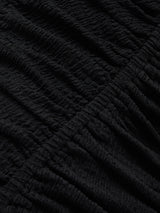 Ruched Jersey Dress | Black