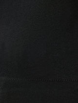 Silk Cotton Cap Sleeve Top | Black