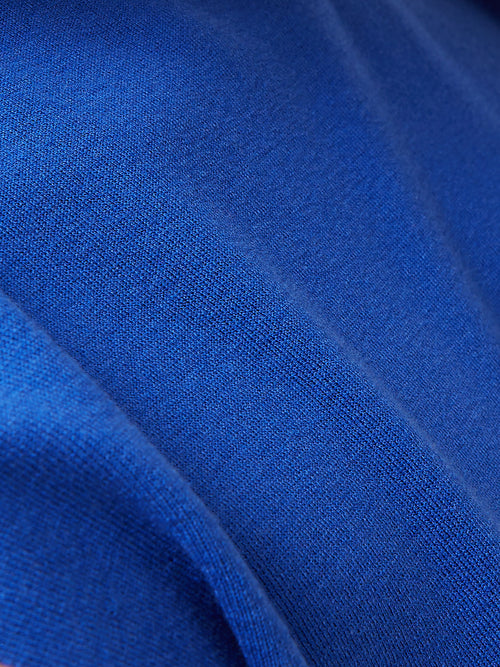 Silk Cotton Cap Sleeve Top | Blue