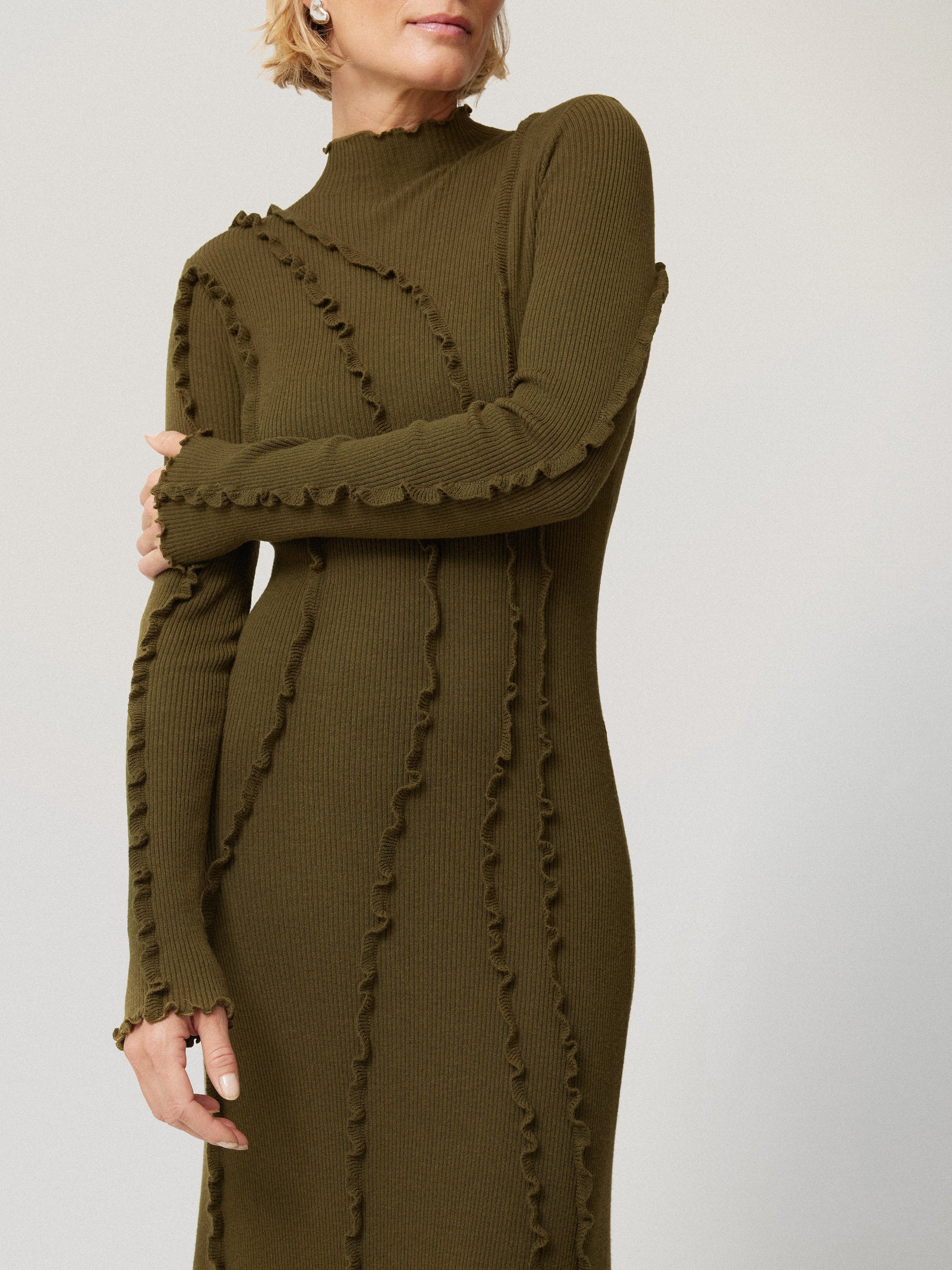 Primark snake skin midi dress - Primark's long-sleeved dress in the print  of the season