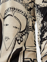 Kings & Queens Long Sleeve Top | Monochrome