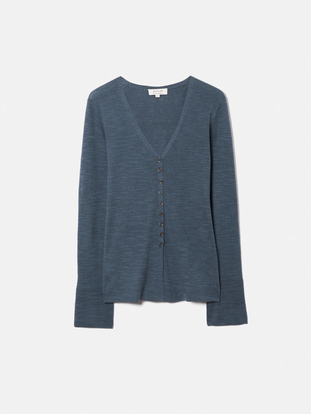 Linen Cotton Button Cardigan
