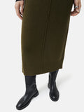 Pencil Knitted Skirt | Khaki