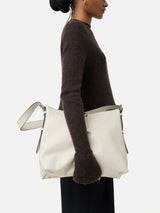 Large Trafalgar Shoulder Bag | White