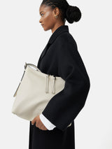 Large Trafalgar Shoulder Bag | White