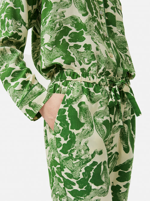 Ink Wave Modal Pyjama | Green