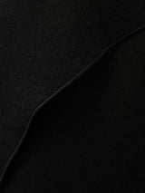 Japanese Crepe Seamed Skirt | Black