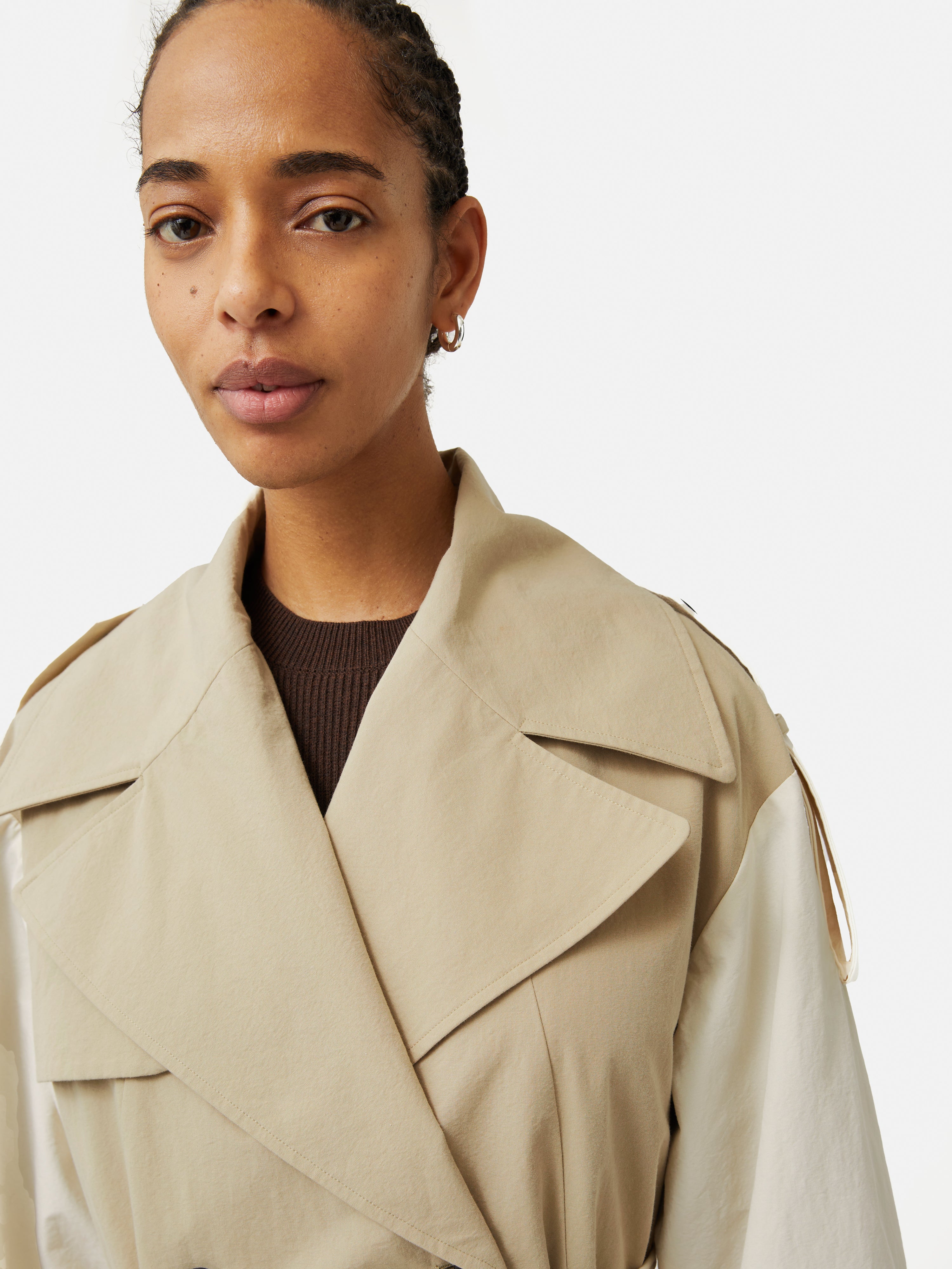 Panelled Trench Coat | Multi – Jigsaw