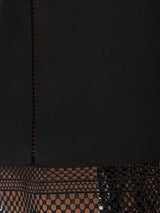 Scallop Trim Trouser | Black