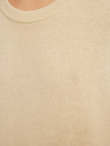 Linen Cotton Knitted Tunic | Cream