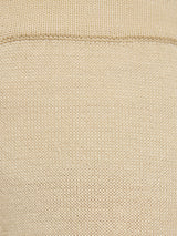 Linen Cotton Knitted Trouser | Cream