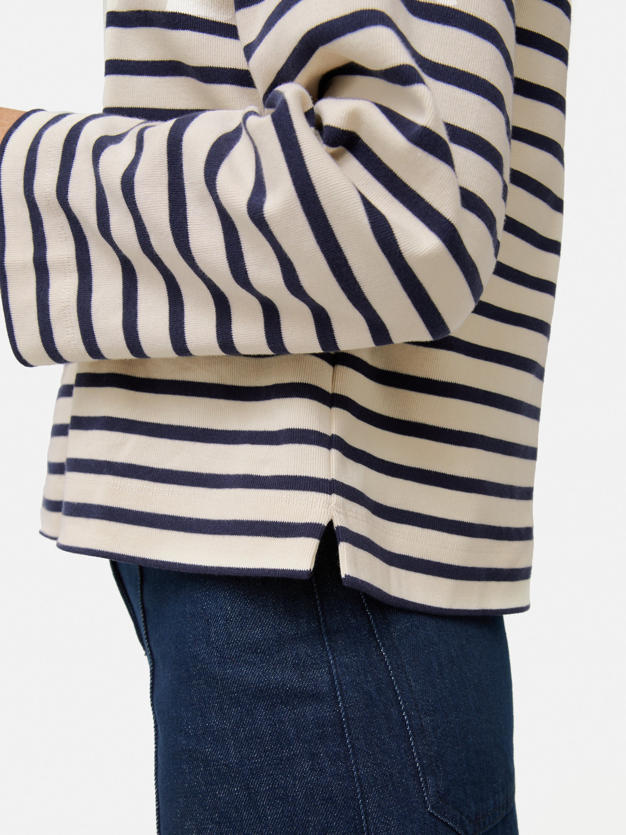Blossom Trail Stripes Sweatshirt main image 0