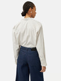 Cotton Poplin Stripe Shirt | Taupe