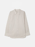 Cotton Poplin Stripe Shirt | Taupe