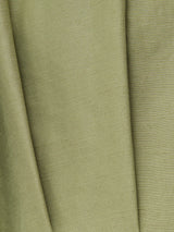 Cotton Stitched Pleat Dress | Green