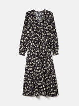 jigsaw cotton floral belted dress Cotton Floral Belted Dress