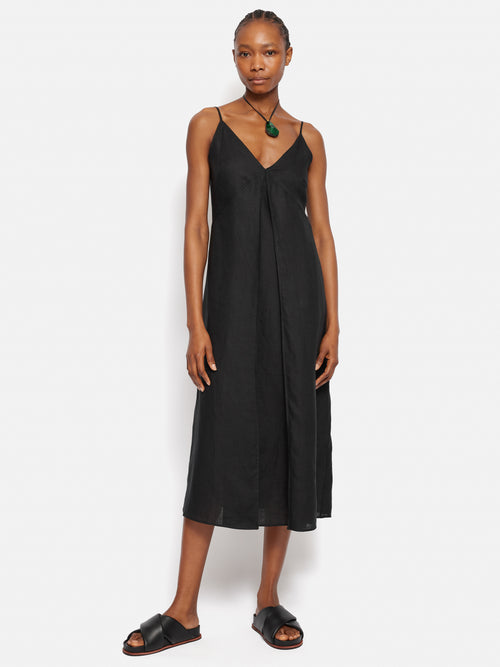 Linen Sundress | Black