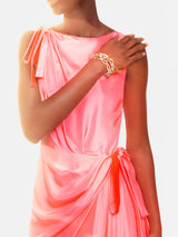 Roksanda Silk Bow Dress | Pink