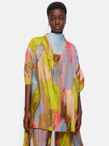 Roksanda Plisse Knotted Tabard | Multi