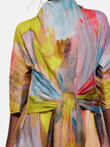 Roksanda Plisse Knotted Tabard | Multi