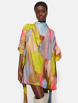 Roksanda Plisse Knotted Tabard | Multi