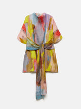 Roksanda Plisse Knotted Tabard | Multi