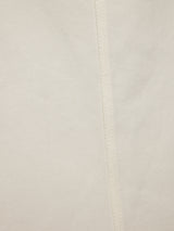 Denim Maxi Split Front Skirt | Ecru