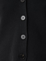 Cotton Blend Waistcoat | Washed Black