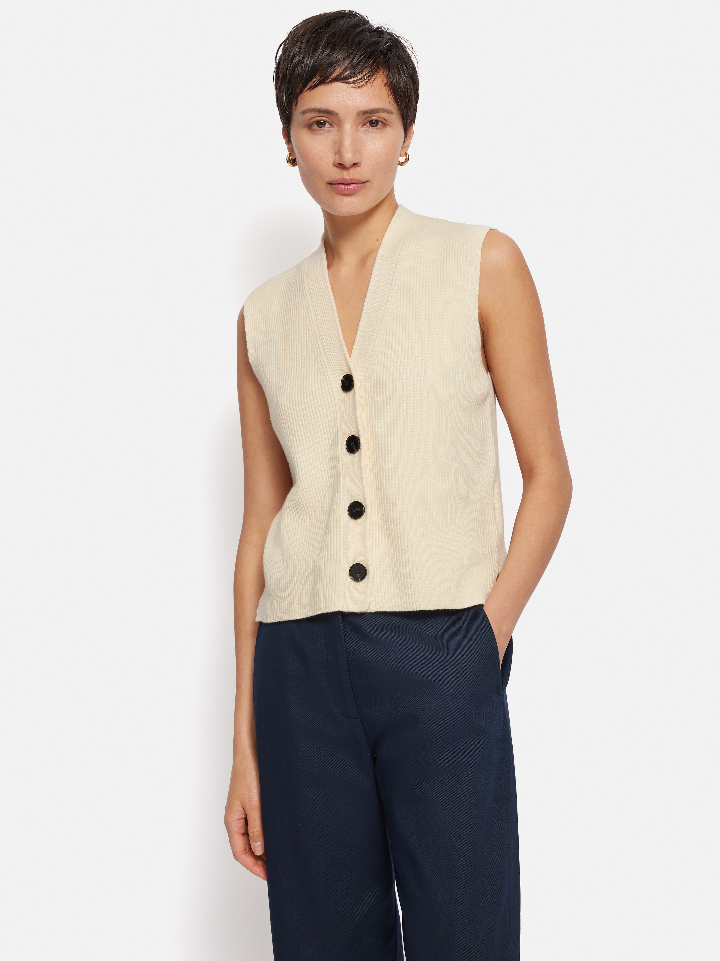 Zuzu Waistcoat in Ivory