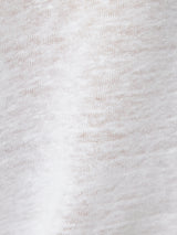 Linen Eden Long Sleeve Tee | White