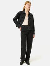 Scoop Neck Rib Top | Ecru