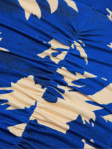 Silhouette Peony Jersey Dress | Blue