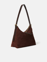 Large Trafalgar Shoulder Bag | Burgundy