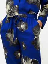 Digital Floral Modal Pyjama | Blue