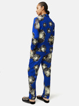 Digital Floral Modal Pyjama | Blue