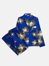 Digital Floral Modal Pyjama | Blue