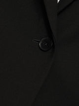 Modern Crepe Brook Blazer | Black