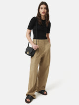 Bovey Crew Neck Tee | Black