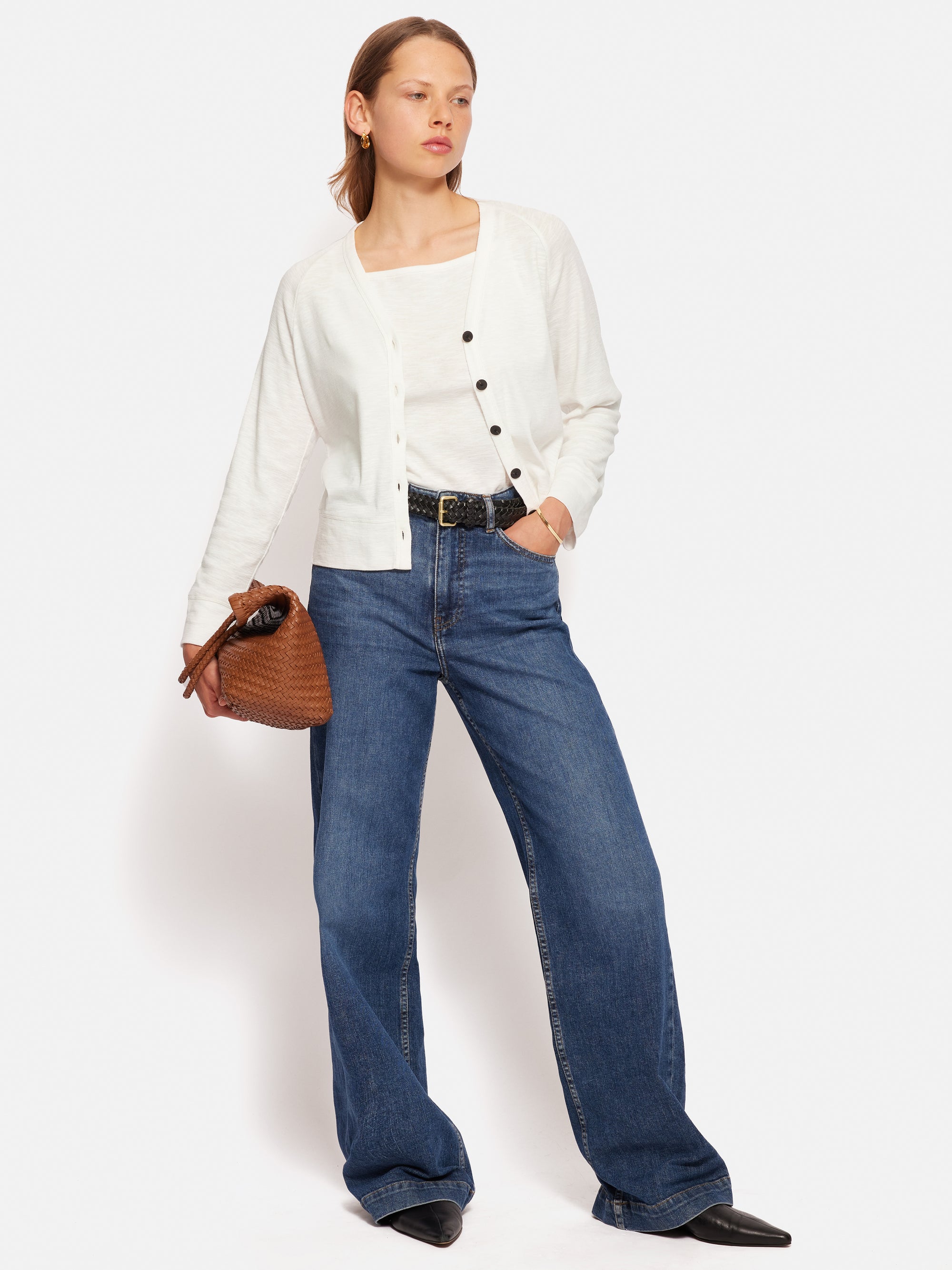 Luxe Lace Wooden Button Cardigan