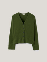 Cotton Luxe Cardigan | Green