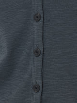 Cotton Luxe Cardigan | Steel Grey