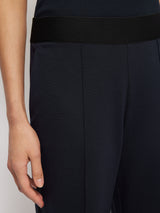 Ponte Trouser With Trim Detail | Navy