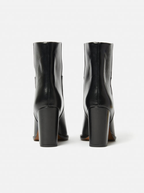 Connaught Heeled Boot | Black