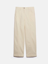 Hatton Cropped Trouser | Cream