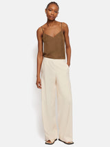 Hopsack Tux Trouser | Cream