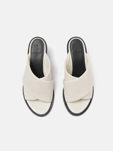 Duvile Padded Heel Sandal | White