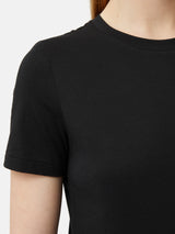 Supima Cotton Crew Neck Tee | Black