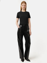 Supima Cotton Crew Neck Tee | Black