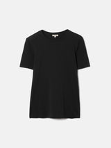 Supima Cotton Crew Neck Tee | Black